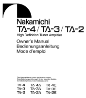 Nakamichi TA-4-TA-4A-TA-4E-Owners-Manual 